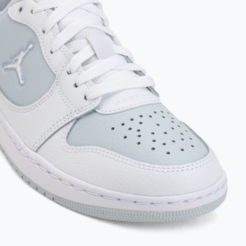 Încălțăminte damă Jordan Court Connect Low white/aura/psychic blue 7