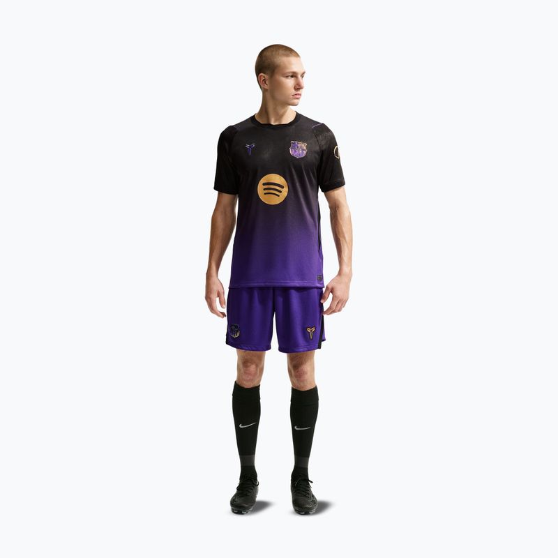 Pantaloni scurți de fotbal pentru bărbați Nike FC Barcelona 2026/27 Stadium Away field purple/black/black 2
