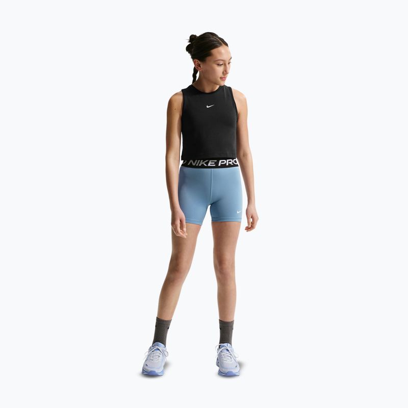 Pantaloni scurți pentru copii Nike Pro work blue/white 2