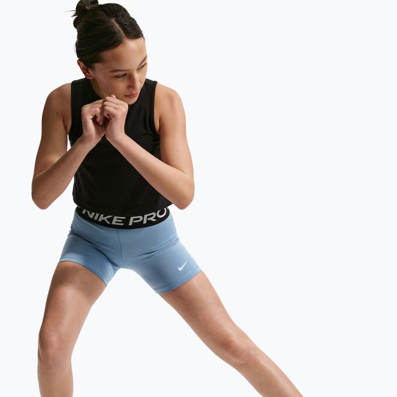 Pantaloni scurți pentru copii Nike Pro work blue/white 6