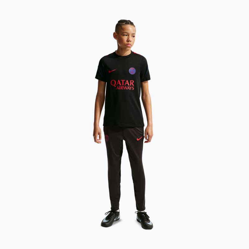Tricou de fotbal pentru copii Nike Paris Saint-Germain Strike Dri-Fit black/hyper royal/global red/global red 3
