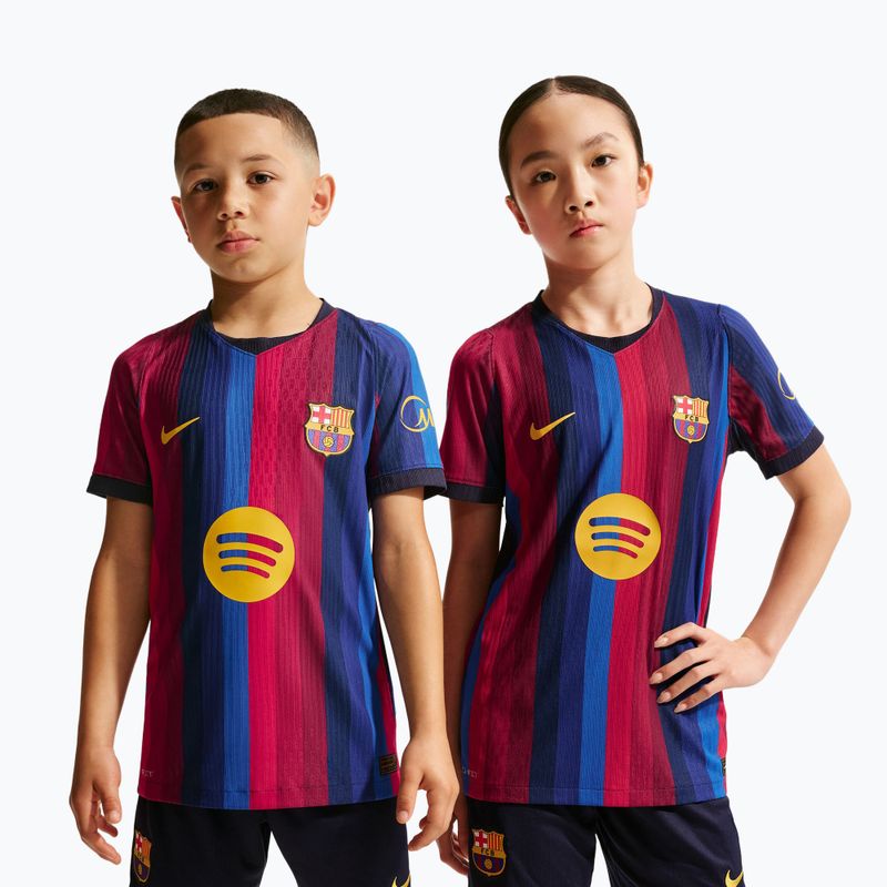 Tricou de fotbal pentru copii Nike FC Barcelona Dri-Fit ADV Match deep garnet/blue void 4