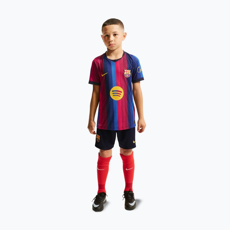 Tricou de fotbal pentru copii Nike FC Barcelona Dri-Fit ADV Match deep garnet/blue void 6