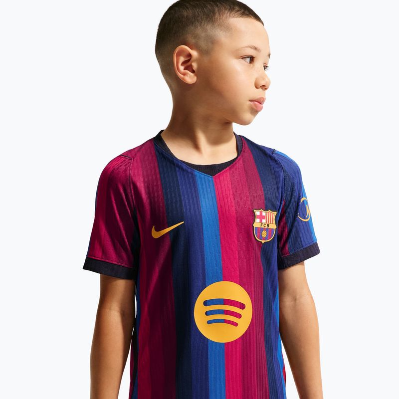 Tricou de fotbal pentru copii Nike FC Barcelona Dri-Fit ADV Match deep garnet/blue void 8