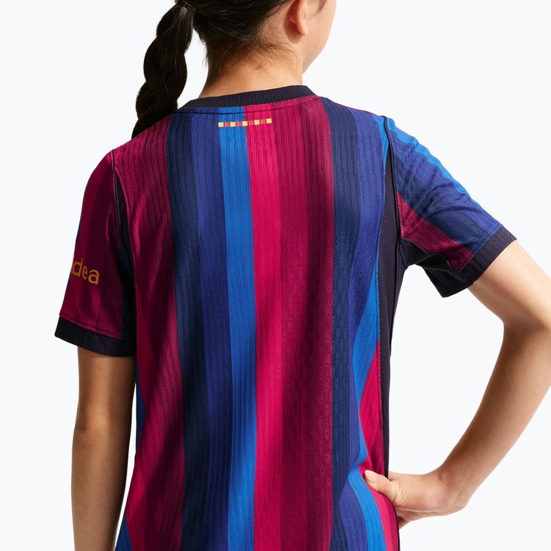 Tricou de fotbal pentru copii Nike FC Barcelona Dri-Fit ADV Match deep garnet/blue void 9