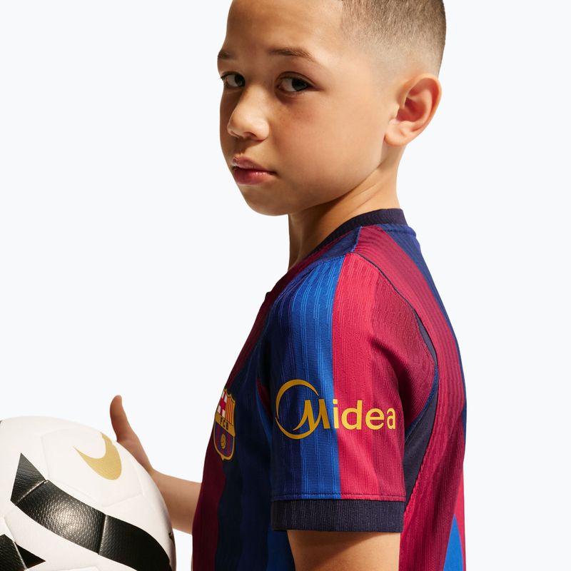 Tricou de fotbal pentru copii Nike FC Barcelona Dri-Fit ADV Match deep garnet/blue void 10