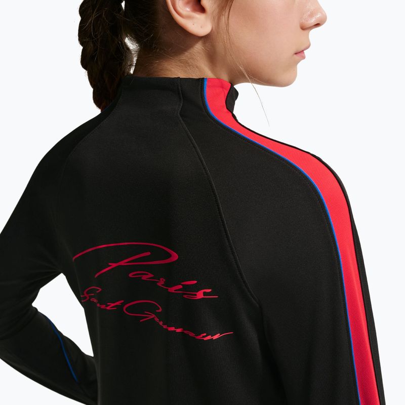 Bluză de fotbal pentru copii Nike Paris Saint-Germain Strike Dri-Fit Soccer Knit Drill Top black/global red/global red 6