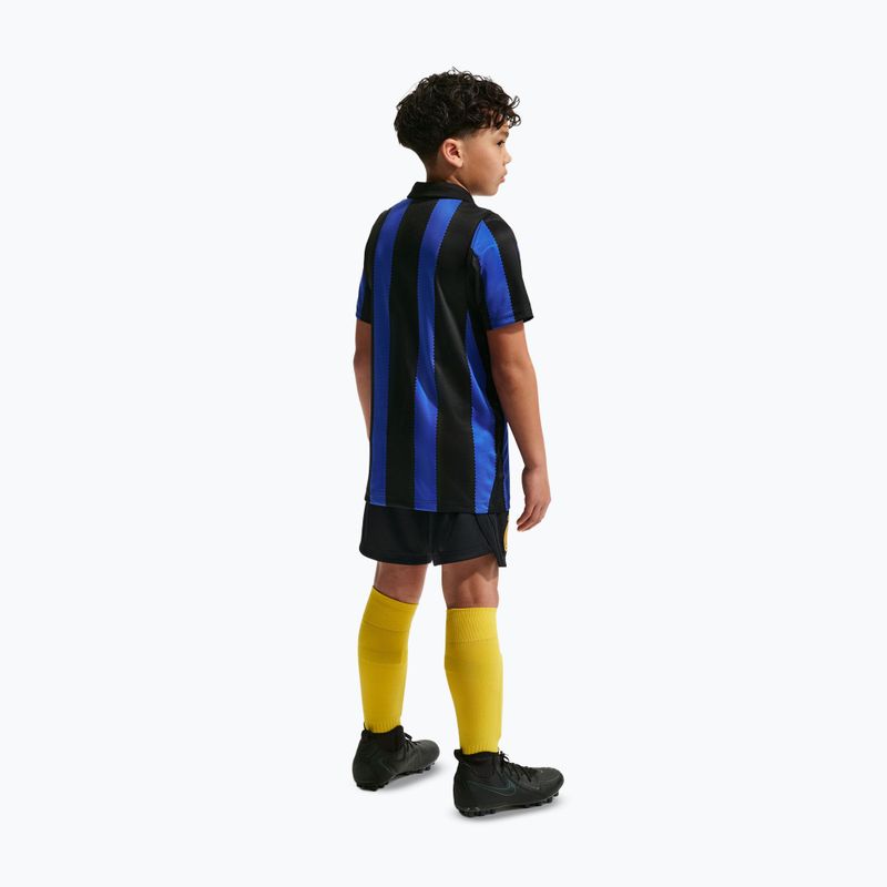 Pantaloni scurți de fotbal pentru copii Nike Inter Milan Dri-Fit Stadium Home black/university gold 4