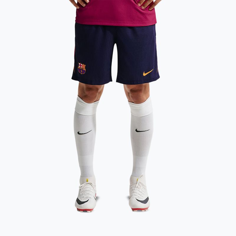 Pantaloni scurți de fotbal pentru copii Nike FC Barcelona Dri-Fit ADV Strike Elite blackened blue/noble red/mineral yellow