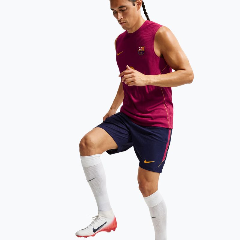 Pantaloni scurți de fotbal pentru copii Nike FC Barcelona Dri-Fit ADV Strike Elite blackened blue/noble red/mineral yellow 4