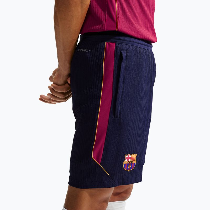 Pantaloni scurți de fotbal pentru copii Nike FC Barcelona Dri-Fit ADV Strike Elite blackened blue/noble red/mineral yellow 6