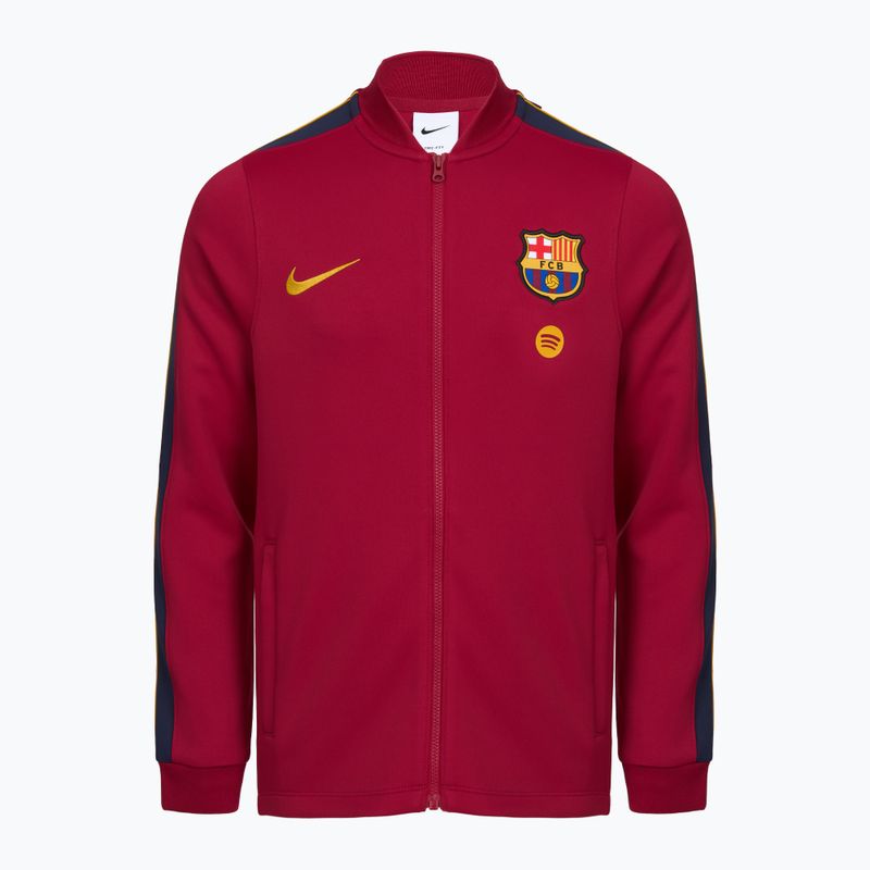 Trening de fotbal pentru copii Nike FC Barcelona Strike Dri-Fit Soccer Knit noble red/blackened blue 3