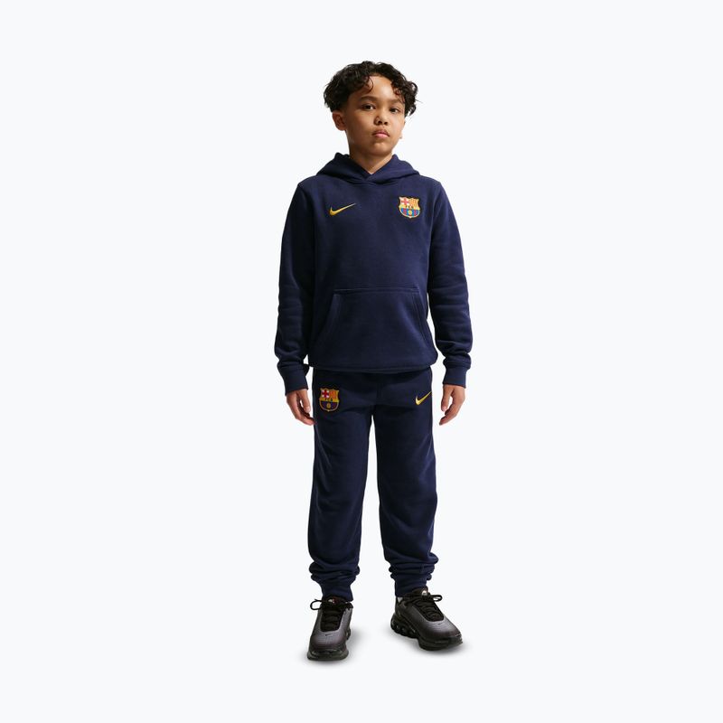Pantaloni pentru copii Nike FC Barcelona Club Jogger blackened blue/mineral yellow 2