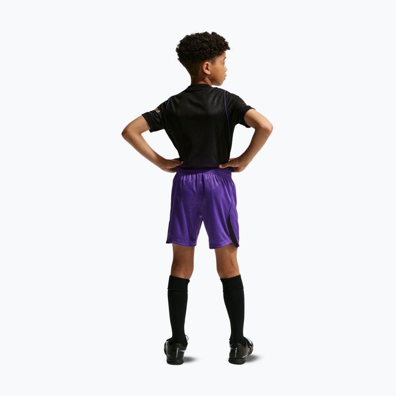 Pantaloni scurți de fotbal pentru copii Nike FC Barcelona 2026/27 Stadium Away field purple/black/black 3