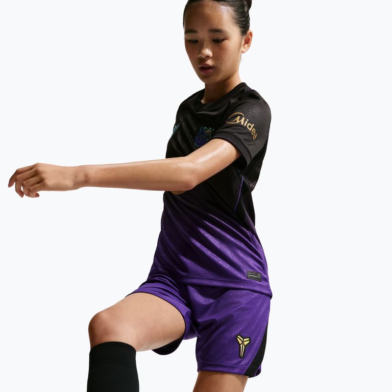Pantaloni scurți de fotbal pentru copii Nike FC Barcelona 2026/27 Stadium Away field purple/black/black 5