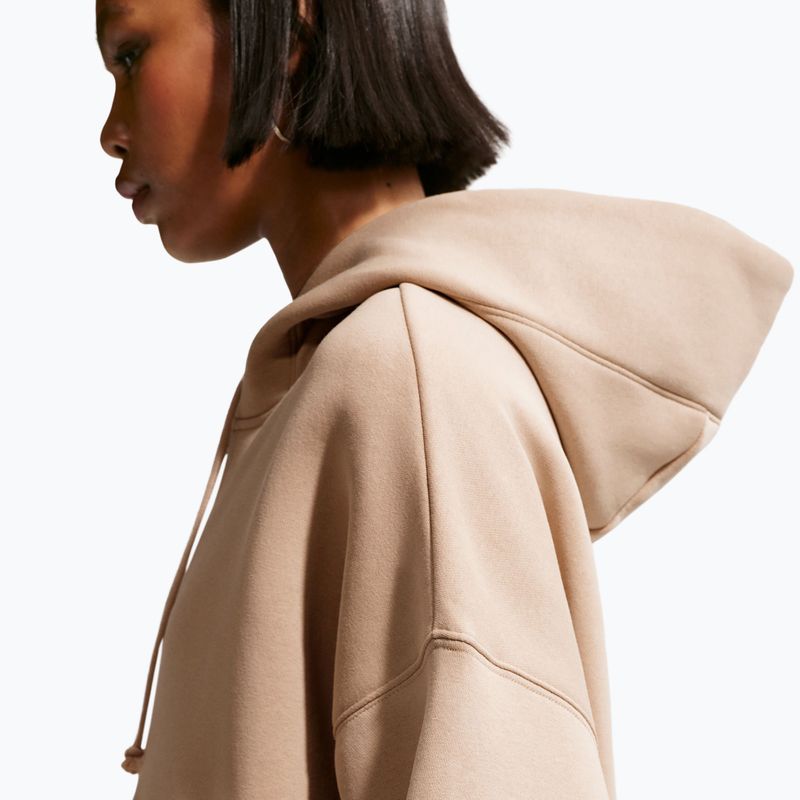 Bluză pentru femei Nike Sportswear Phoenix Fleece Oversized linen/sail 6