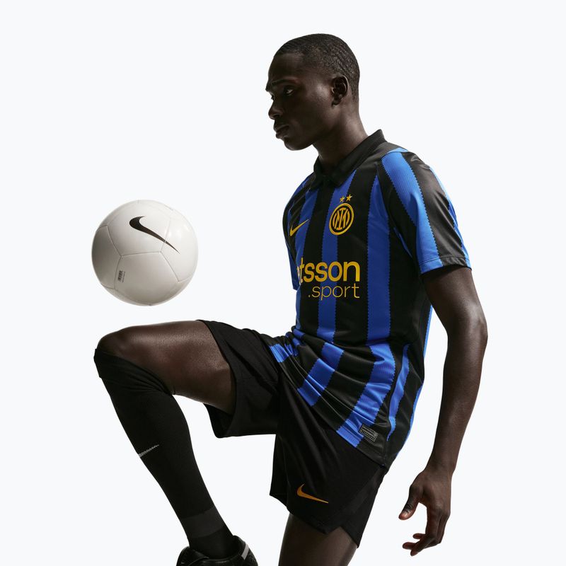 Pantaloni scurți de fotbal pentru bărbați Nike Inter Milan Dri-Fit Stadium Home black/university gold 4
