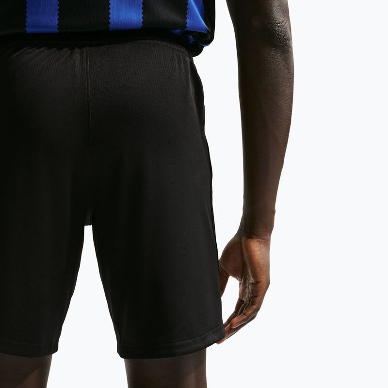 Pantaloni scurți de fotbal pentru bărbați Nike Inter Milan Dri-Fit Stadium Home black/university gold 6