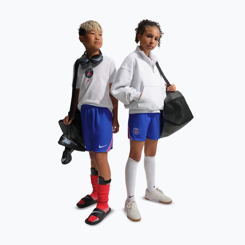 Pantaloni scurți de fotbal pentru copii Nike Paris Saint-Germain Dri-Fit Stadium old royal/white 2