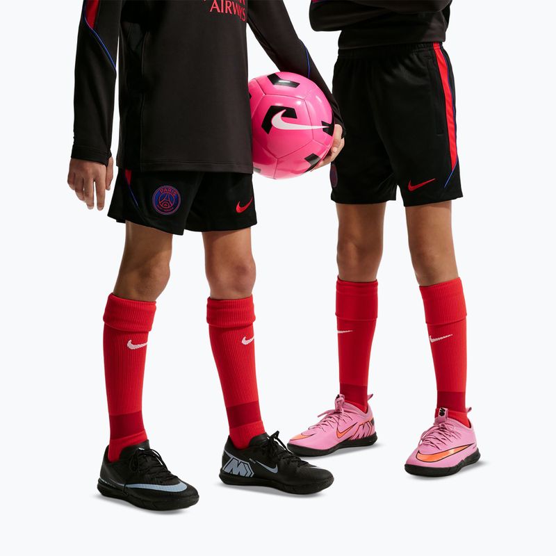 Pantaloni scurți de fotbal pentru copii Nike Paris Saint-Germain Strike black/hyper royal/global red/global red