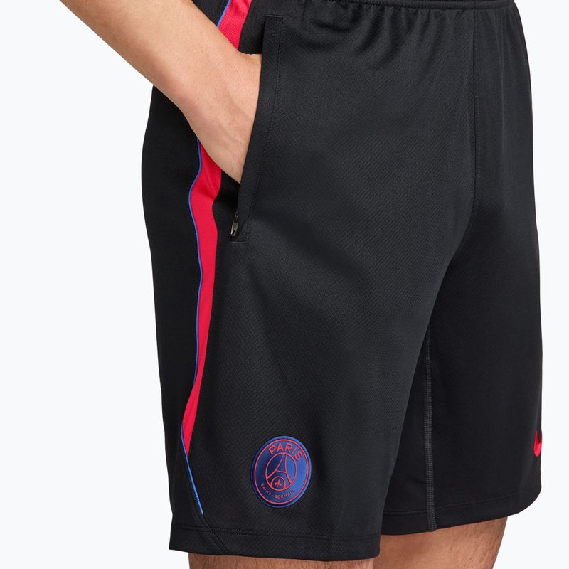 Pantaloni scurți de fotbal pentru bărbați Nike Paris Saint-Germain Strike black/global red/global red 4