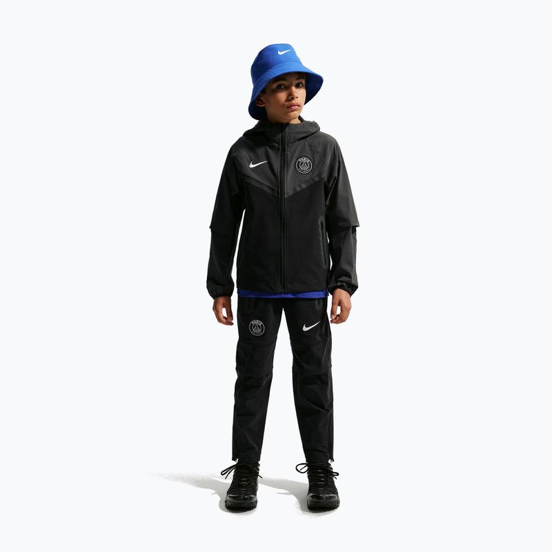 Geacă de fotbal pentru copii Nike Paris Saint-Germain Tech Full Zip black/anthracite/white 2