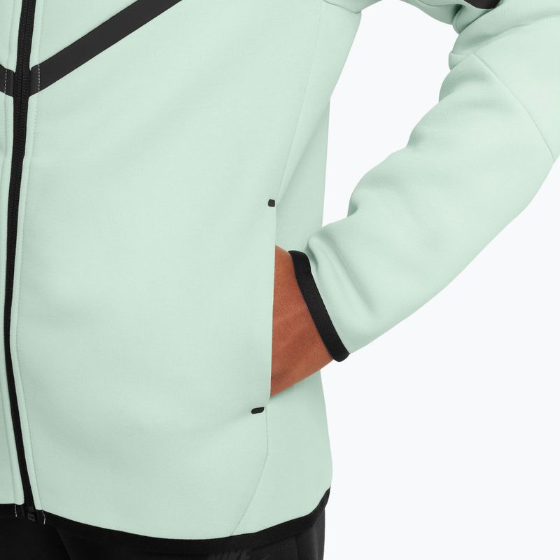 Bluză pentru copii Nike Sportswear Tech Fleece Full Zip barely green/black/black 3