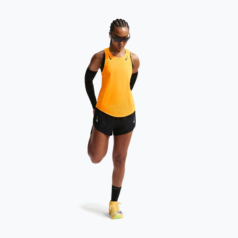 Maieu de alergare pentru femei Nike AeroSwift Dri-Fit ADV Singlet laser orange/black 2