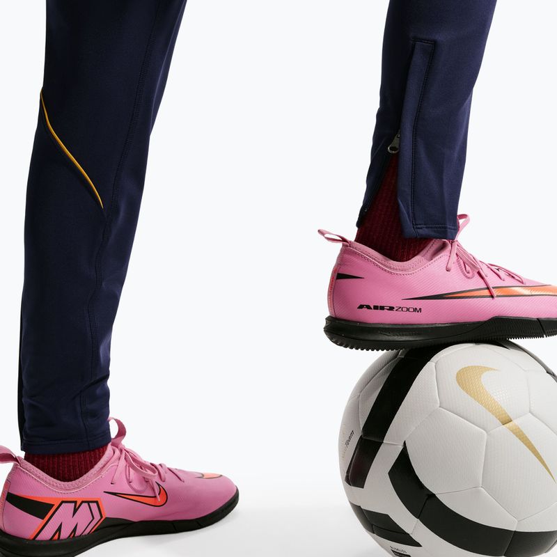 Pantaloni de fotbal pentru copii Nike FC Barcelona Strike Dri-Fit blackened blue/noble red/yellow 8