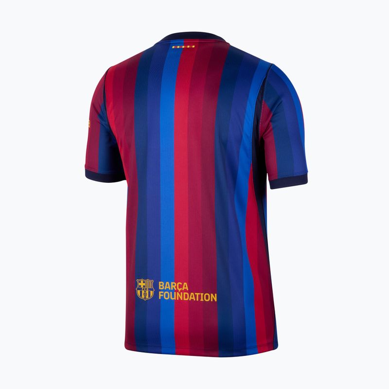 Tricou de fotbal pentru bărbați Nike FC Barcelona Dri-Fit Stadium Home deep garnet/blue void/mineral yellow 8