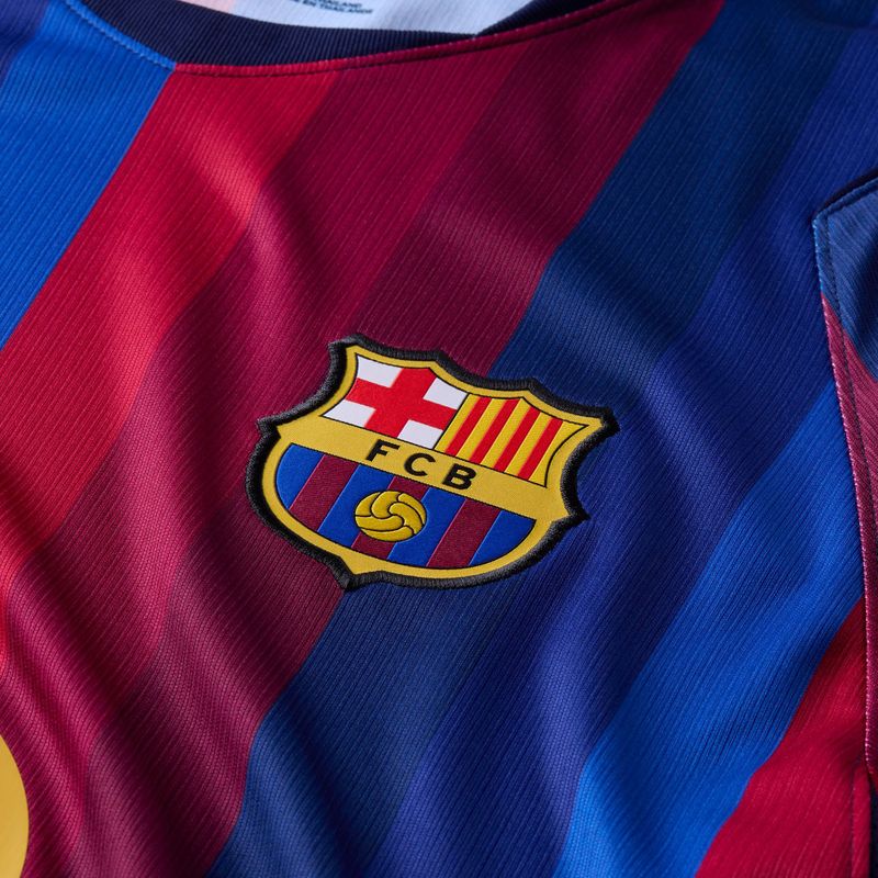 Tricou de fotbal pentru bărbați Nike FC Barcelona Dri-Fit Stadium Home deep garnet/blue void/mineral yellow 9