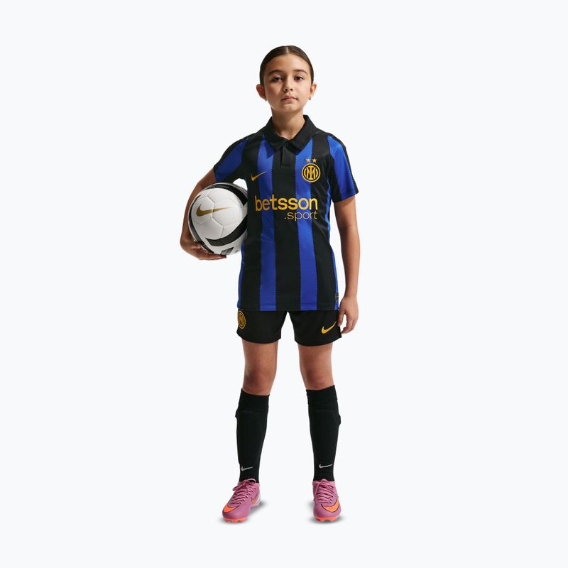 Tricou de fotbal pentru copii Nike Inter Milan Dri-Fit Stadium Home lyon blue/black/university gold 5