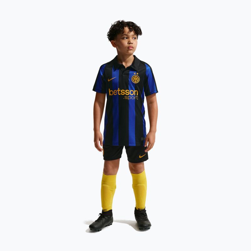 Tricou de fotbal pentru copii Nike Inter Milan Dri-Fit Stadium Home lyon blue/black/university gold 6