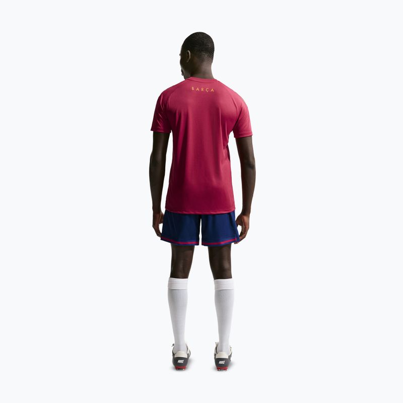 Tricou de fotbal pentru bărbați Nike FC Barcelona Strike Soccer Dri-Fit noble red/blackened blue/mineral yellow 3
