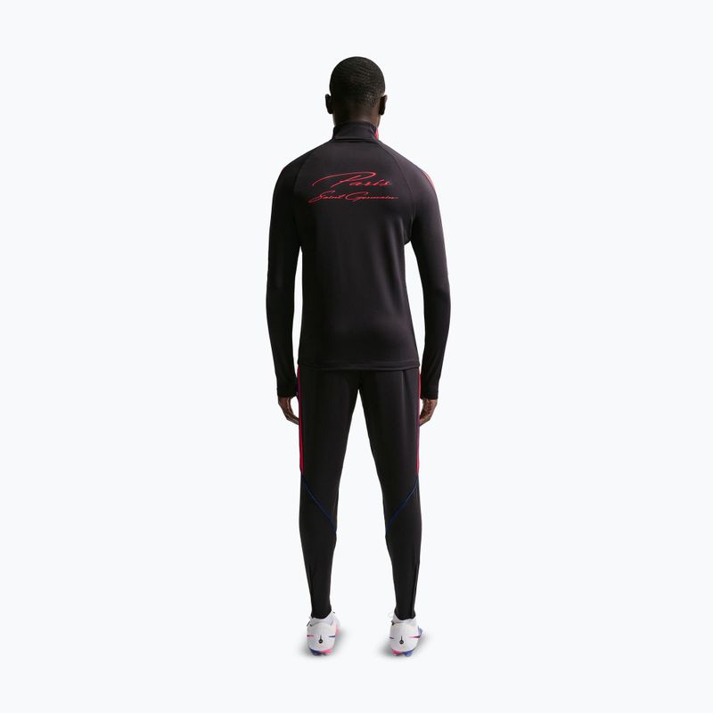 Bluză de fotbal pentru bărbați Nike Paris Saint-Germain Strike Dri-Fit Soccer Knit Drill Top black/global red/global red 3