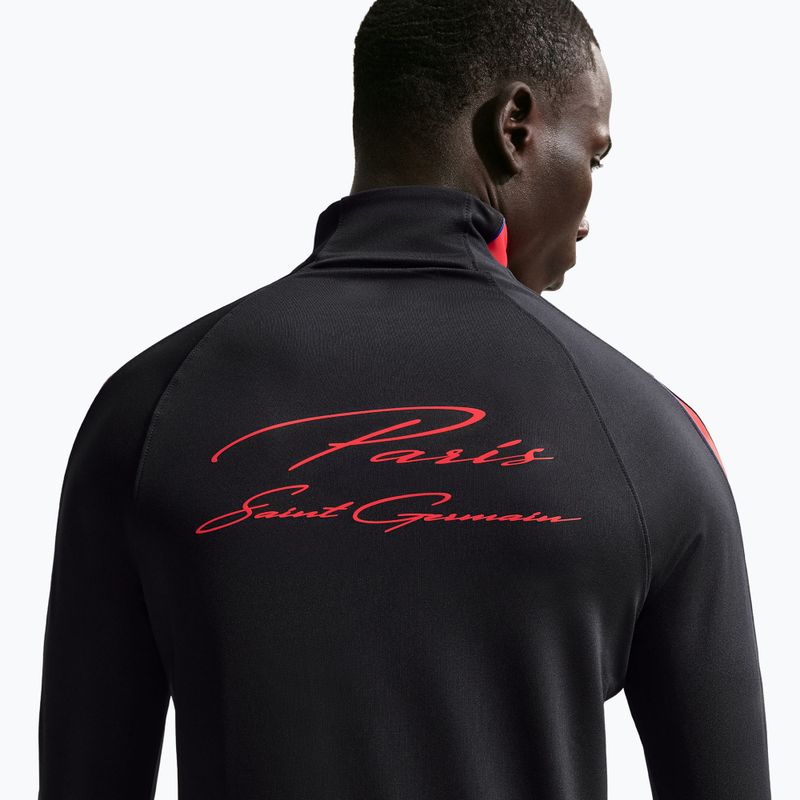 Bluză de fotbal pentru bărbați Nike Paris Saint-Germain Strike Dri-Fit Soccer Knit Drill Top black/global red/global red 5