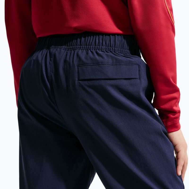 Pantaloni de fotbal pentru copii Nike FC Barcelona Tech Woven blackened blue/black/mineral yellow 5
