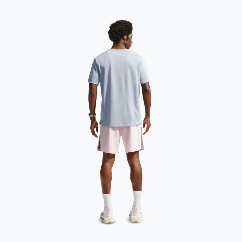Tricou de alergare pentru bărbați Nike Miler Dri-Fit UV grey fog/particle grey 3