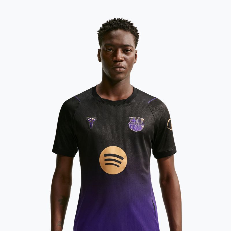 Tricou de fotbal pentru bărbați Nike FC Barcelona 2026/27 Stadium Away field purple/field purple/metallic gold 4