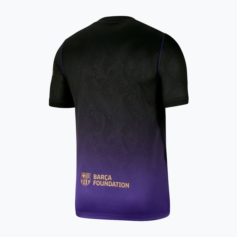 Tricou de fotbal pentru bărbați Nike FC Barcelona 2026/27 Stadium Away field purple/field purple/metallic gold 8