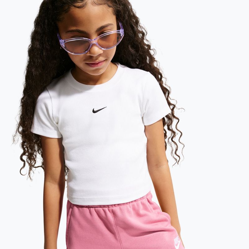 Pantaloni scurți pentru copii Nike Sportswear Club Fleece peony/peony/white 5