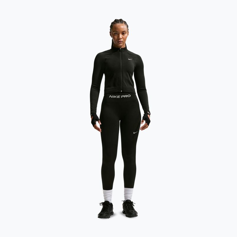 Bluză de antrenament pentru femei Nike Pro Seamless black/white 2