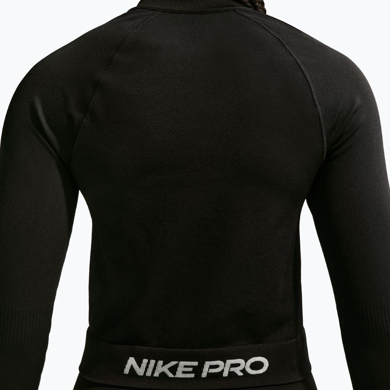 Bluză de antrenament pentru femei Nike Pro Seamless black/white 4