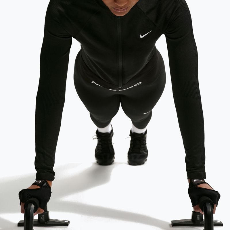 Bluză de antrenament pentru femei Nike Pro Seamless black/white 5