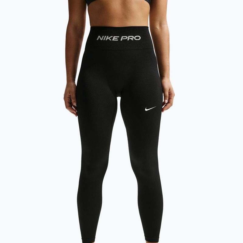 Colanți pentru femei Nike Pro Seamless black/white