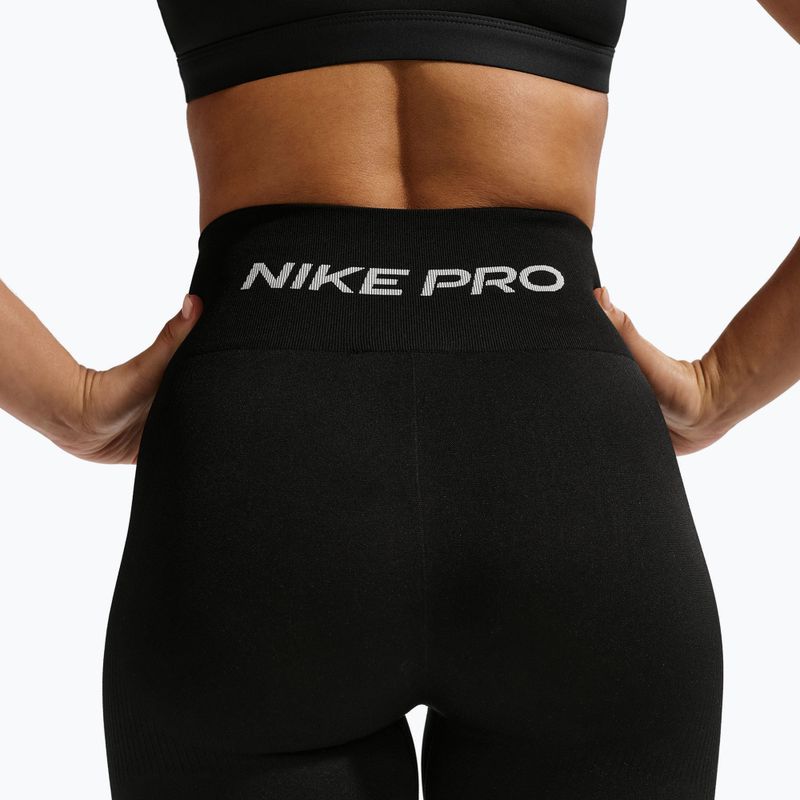 Colanți pentru femei Nike Pro Seamless black/white 4