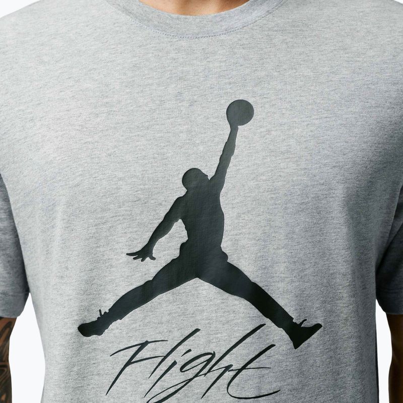 Tricou pentru bărbați Jordan Jumpman Flight dark grey heather 5