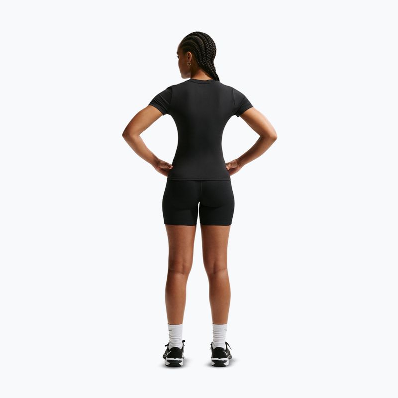Tricou de antrenament pentru femei Nike One Fitted black/white 3