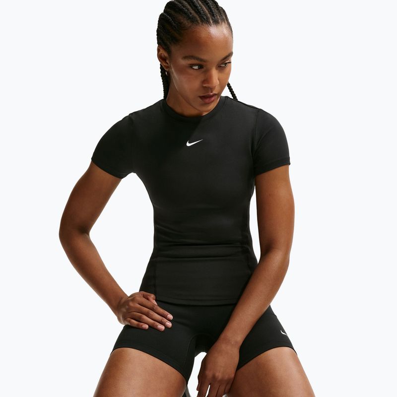 Tricou de antrenament pentru femei Nike One Fitted black/white 4