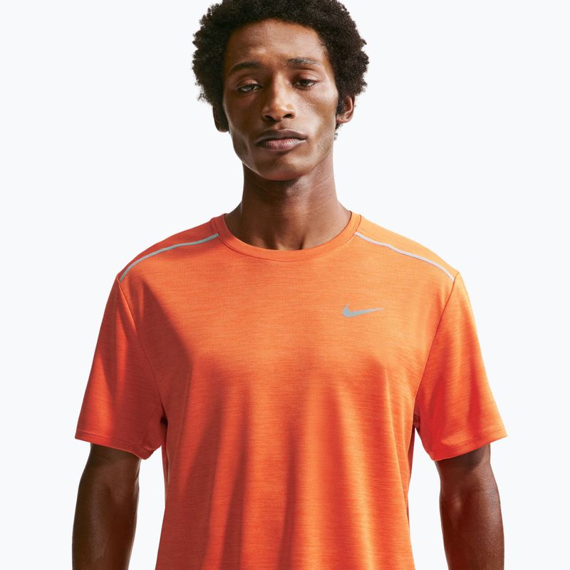 Tricou de alergare pentru bărbați Nike Miler Dri-Fit UV safety orange 4